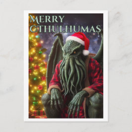 Cthulhu jul Creepmas Merry Cthulhumas Helg Vykort
