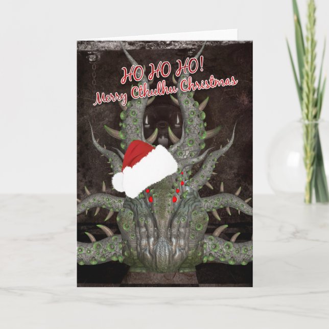 Cthulhu julkort - Cthulhu Helgkort (Framsida)