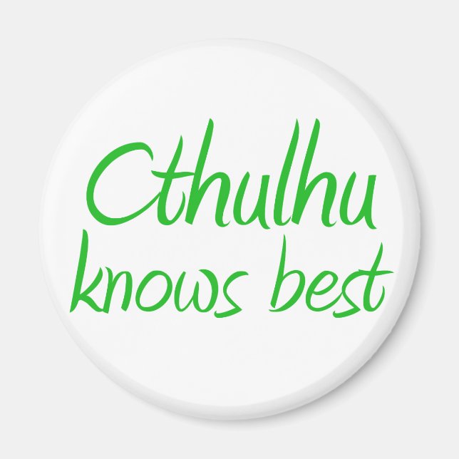 Cthulhu känner till Best Magnet (Framsidan)