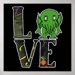 Cthulhu KÄRLEK poster