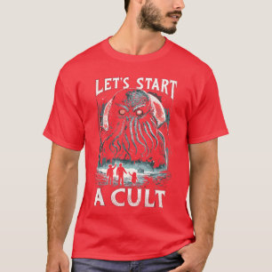 Cthulhu Låter Oss Starta En Kult Vintage Kosmisk S T Shirt