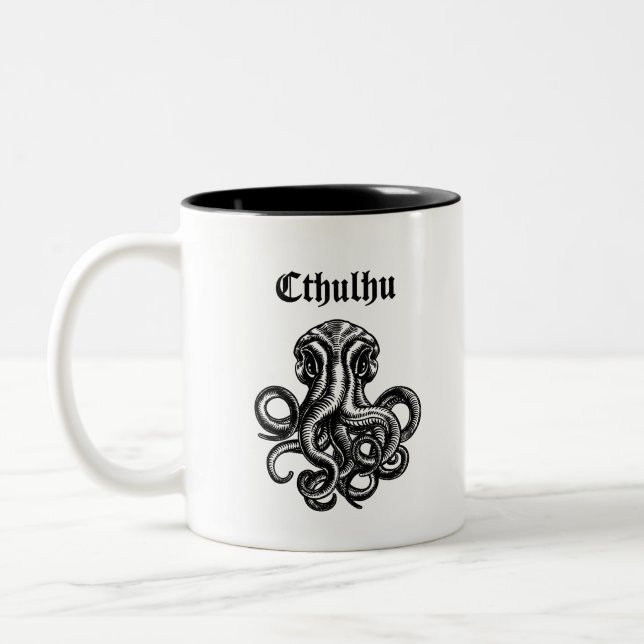 Cthulhu Lord - Savior Lovecraft Två-Tonad Mugg (Vänster)