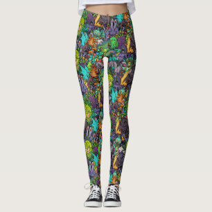 Cthulhu Lovecraft Mythos Chibi bestiarius Leggings