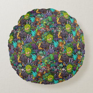 Cthulhu Lovecraft Mythos Chibi bestiarius Rund Kudde