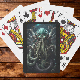 Cthulhu Lovecraft Octopus Scary Horror Casinokort