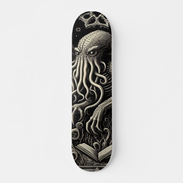 cthulhu mini skateboard bräda 18,5 cm (Framsida)