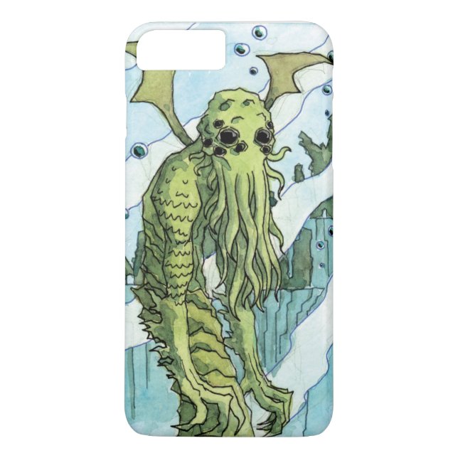 Cthulhu - mobilt fodral Case-Mate iPhone skal (Baksida)
