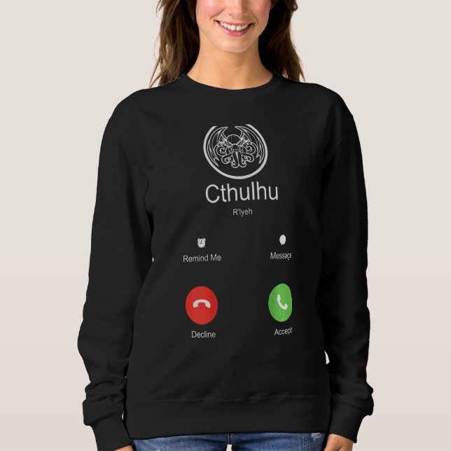 Cthulhu Monster Mythos Goth Cthulhu-döden T Shirt (Framsida)