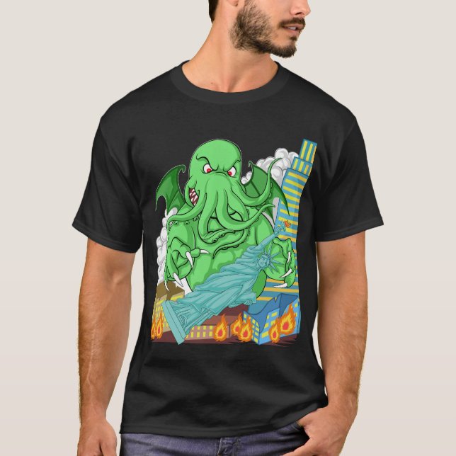 Cthulhu monster t shirt (Framsida)
