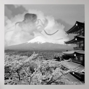 Cthulhu monteringsFuji affisch