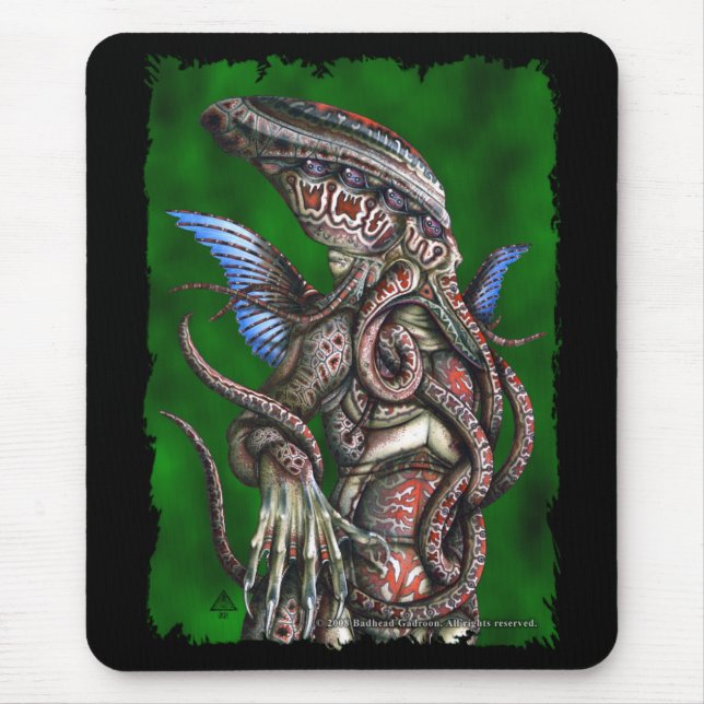 Cthulhu Mouse Pad Musmatta (Framsidan)