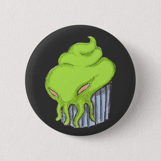 Cthulhu muffin knapp (Framsida)