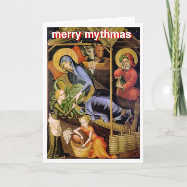 Cthulhu Nativitet Helgkort (Framsida)