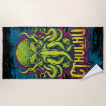 Cthulhu Neon Skräckkonst – Lovecraft-inspirerad 