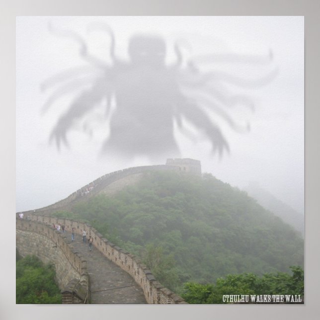 Cthulhu på väggPoster Poster (Framsidan)