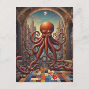 Cthulhu Paradise Borttappad Vykort