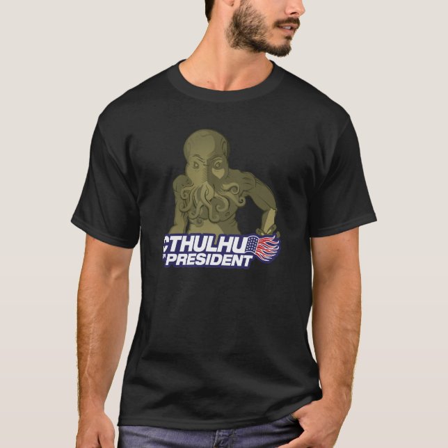 cthulhu_president_shirt tee (Framsida)