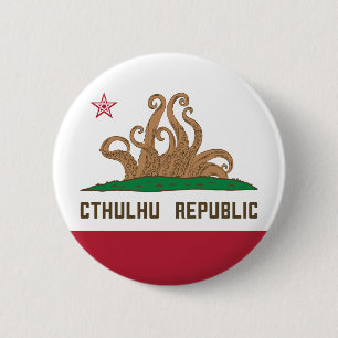 Cthulhu Republic California Flagga Lovecraft Knapp