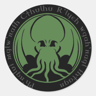 Cthulhu Runt Klistermärke