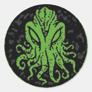 Cthulhu Runt Klistermärke