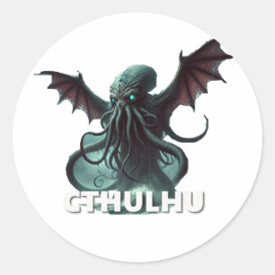 Cthulhu Runt Klistermärke
