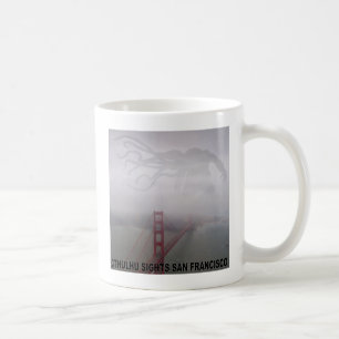 Cthulhu siktar San Francisco Kaffemugg