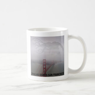 Cthulhu siktar San Francisco Kaffemugg