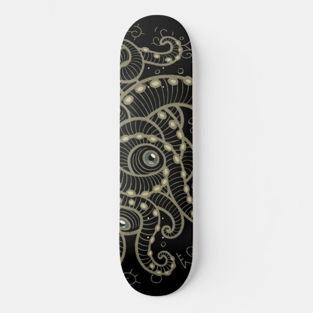 CTHULHU Skate Mini Skateboard Bräda 18,5 Cm (Framsida)