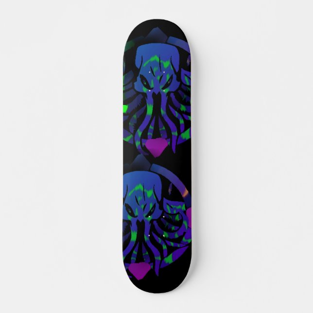 Cthulhu-skateboard Mini Skateboard Bräda 18,5 Cm (Framsida)
