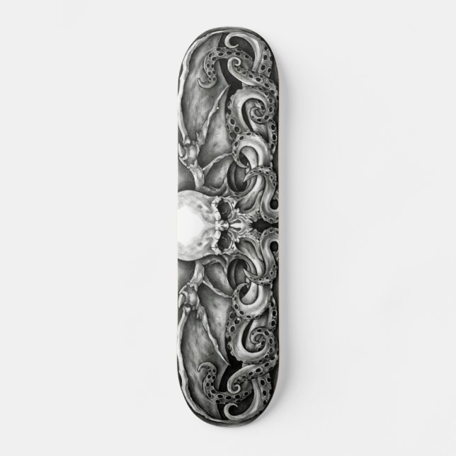 Cthulhu skateboarddäck - anpassade mini skateboard bräda 18,5 cm (Framsida)