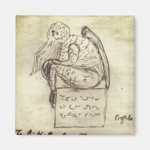 Cthulhu-sketch av Lovecraft Magnet