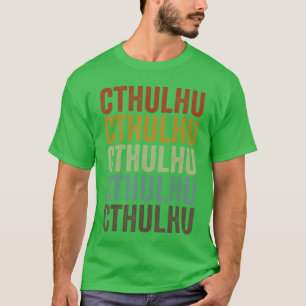Cthulhu Skräck Necronomicon Monster vintage T Shirt