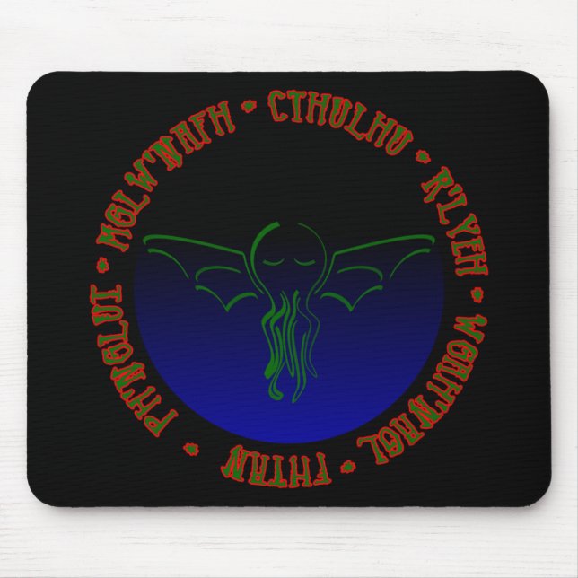 Cthulhu sömnar - Mousepad Musmatta (Framsidan)