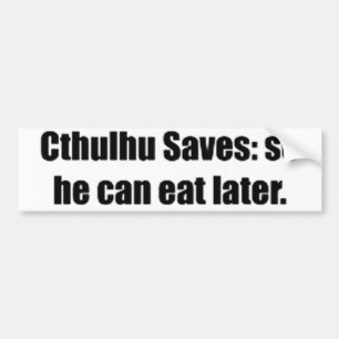 Cthulhu sparar bildekal