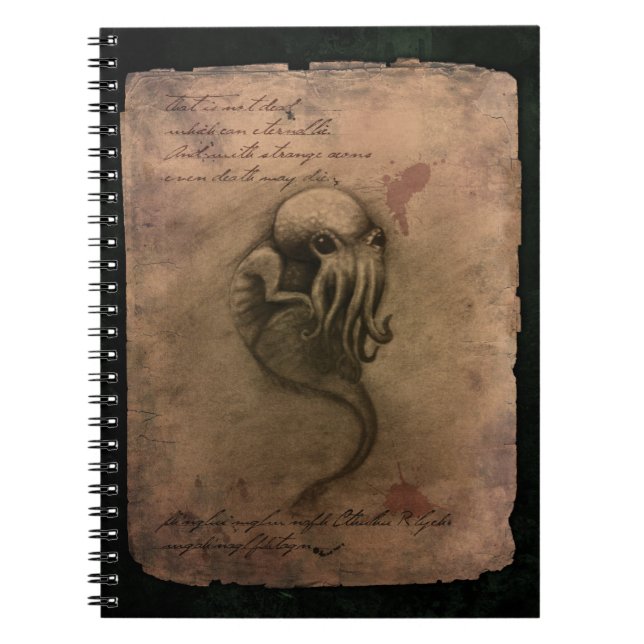 Cthulhu Spawn Anteckningsbok (Framsidan)