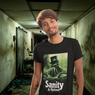 Cthulhu St Patricks Day Eldritch Irländsk T Shirt