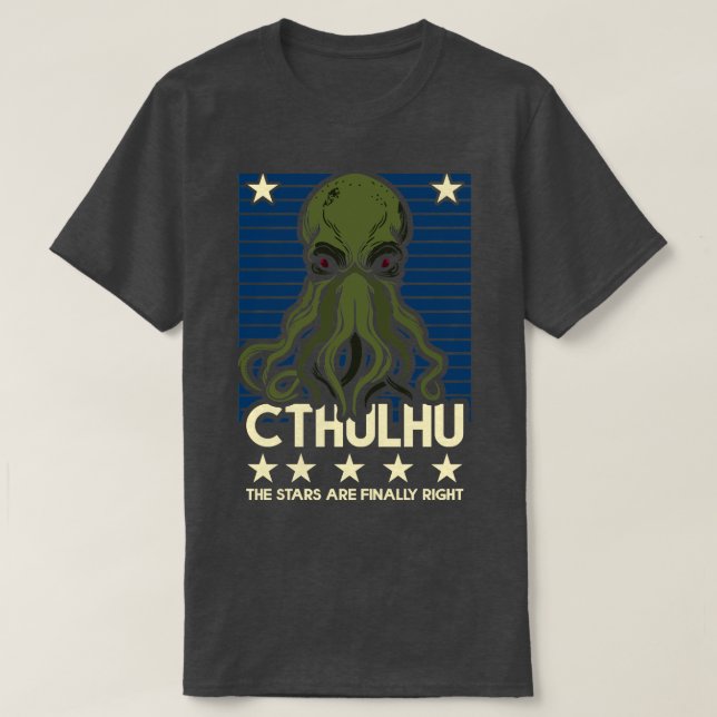 Cthulhu Stars är äntligen höger 3 T Shirt (Design framsida)