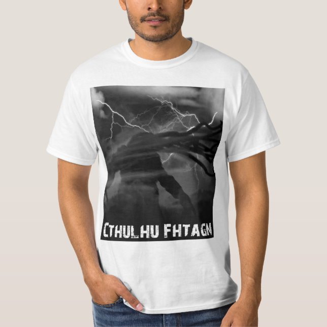 Cthulhu storma t-shirt (Framsida)