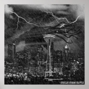 Cthulhu stormSeattle affisch