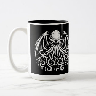 Cthulhu tvåtonskaffe Mugg