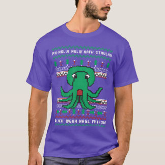 Cthulhu Ugly God Jul Sweater Funny Julreret T Shirt
