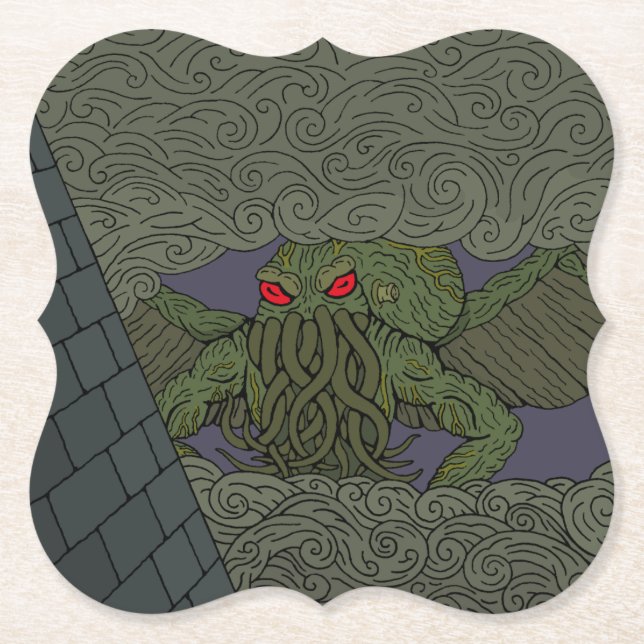 Cthulhu Underlägg Papper (Framsida)