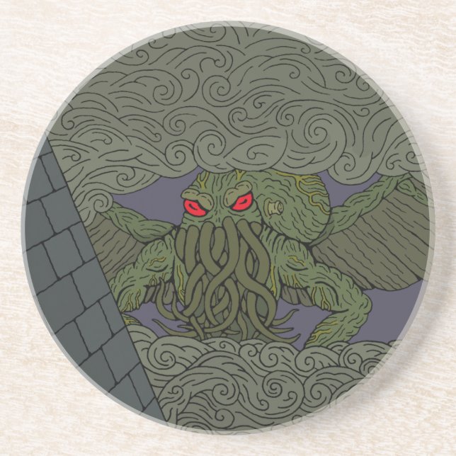 Cthulhu Underlägg Sandsten (Framsidan)