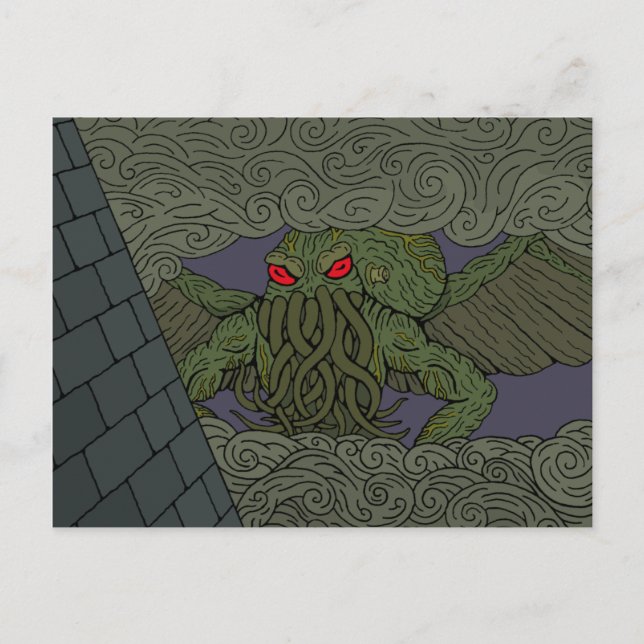 Cthulhu Vykort (Framsida)