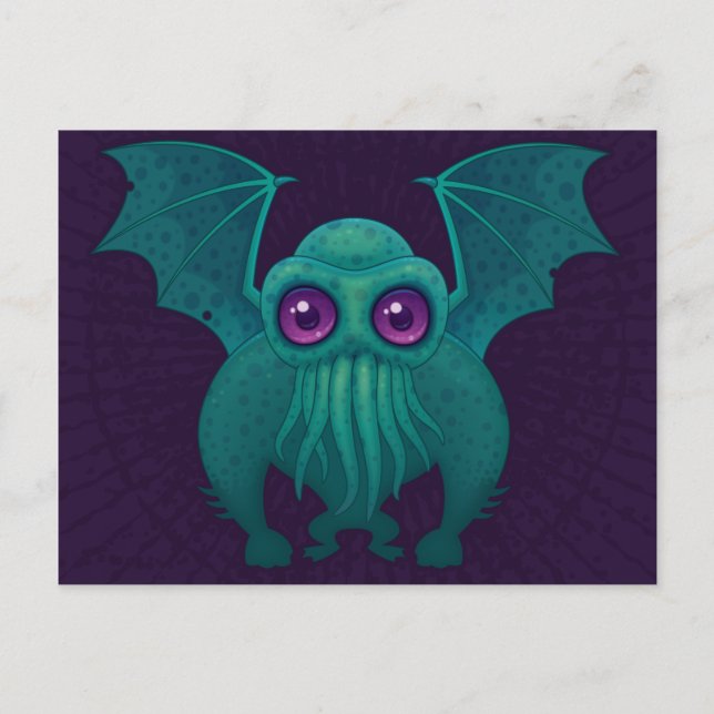 Cthulhu Vykort (Framsida)