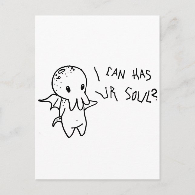 Cthulhu Vykort (Framsida)