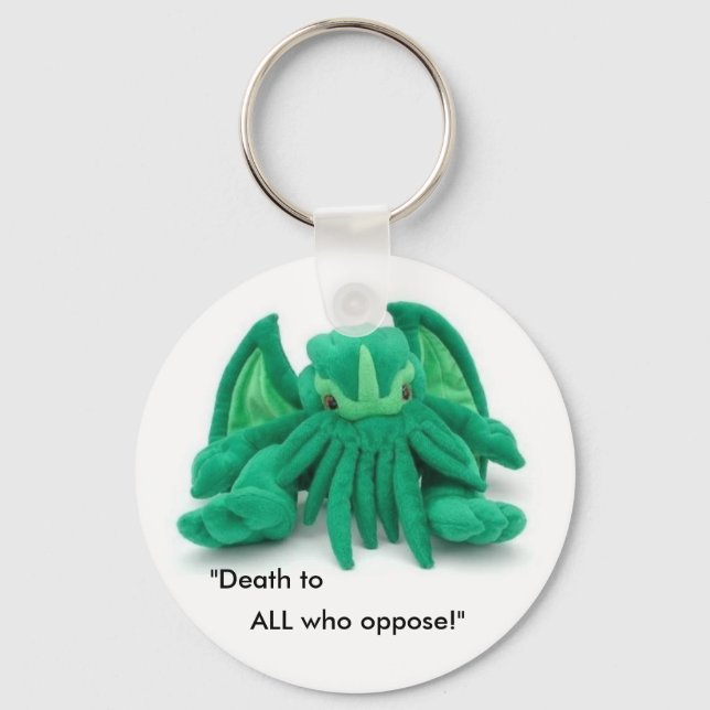 Cthulhus budskap nyckelring (Framsida)