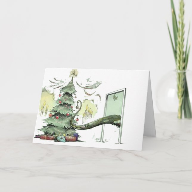 Cthulhus julgran helgkort (Framsida)