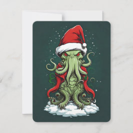 Cthulhu's Yuletide Reign: En fruktansvärd jul Julkort
