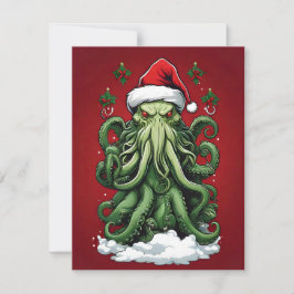 Cthulhu's Yuletide Reign: En fruktansvärd jul Julkort